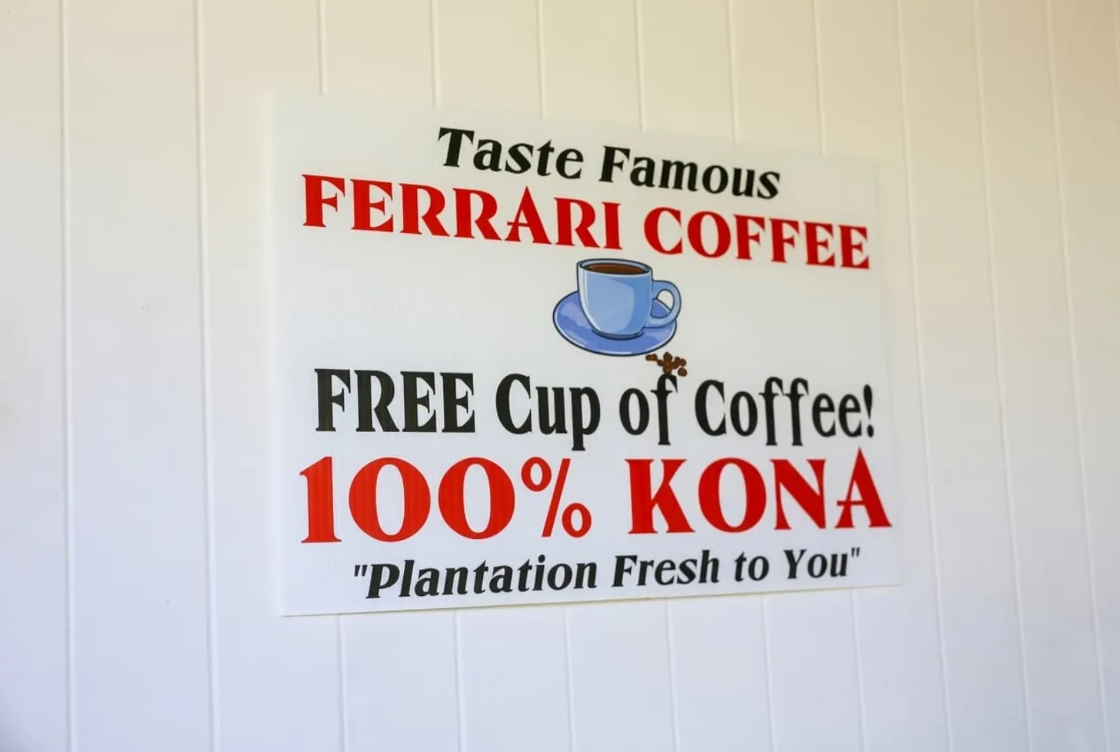 Ferrari Coffee Plantation